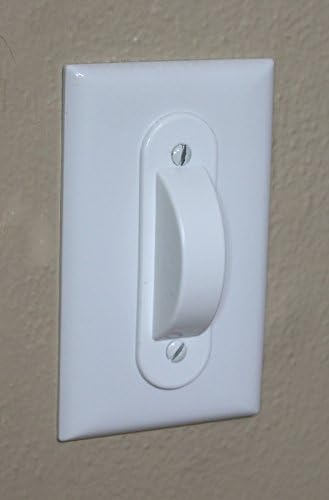 Белата плоча за покривање на плочата за прекинувачи продолжува или исклучува, ги штити вашите светла или кола од случајно да бидат
