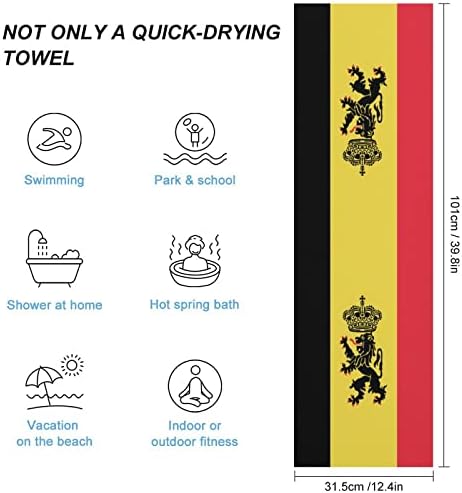 Белгиска знаме за знаме Брзи суви крпи за миење садови високо апсорбирани крпи на лицето лице за рачни крпи за бања бања хотел