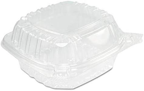 Dart C53PST1 Clearseal Hinged Clear Containers, 13 4/5 мл, чиста, пластика, 5,4 x 5,3 x 2,6