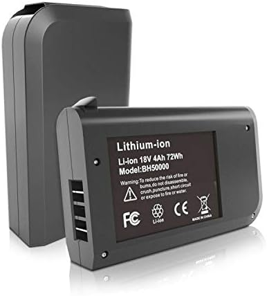 Фенси купување 2pack 4.0ah литиум јон 18V замена батерија за Hoover Linx Battery BH50000 302723001 BH50015 BH50010 BH50020 безжичен