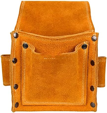 Wxbdd Cowhide Wear Wear Wear Wear Pack Elective Tool Tool Bag Tagle Cope за поправка на држач за вежбање бит складирање