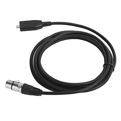 Кабел за микрофон HEIMP, Type-C до XLR женски микрофон кабел USB интерфејс конектор за конектор 3M приклучок и репродукција на бесплатен
