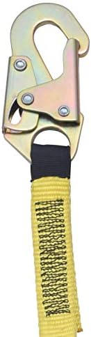 Безбедност на палмер L112111 Заштита за заштита на есента за безбедност - двојна нога w/ кука за реба, надворешен амортизер на шок - ОСХА/
