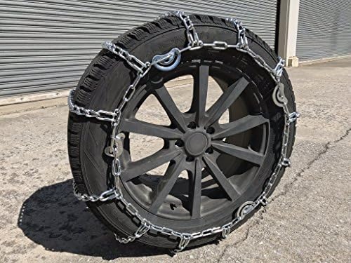 TireChain.com Компатибилен со Ram Promaster 1500 2018 LT225/75R16 Опсег на оптоварување E V-BAR синџири на гуми за гуми