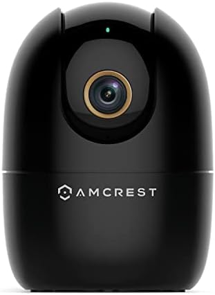 Amcrest 4MP WiFi камера затворен, камера за кучиња, монитор за звук и бебиња, откривање на човечки и миленичиња, следење на движење, W/ 2-насочен