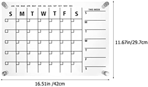 Тофику магнетна табла 1 сет на неделно суво бришење календар Календар за табла Неделен план Меморанд за табла пораки за оброк