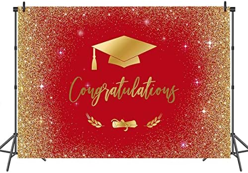 Мочичка Честитам Дипломирањето Позадина Класа На 2023 Златен Сјај Боке Дамки Фотографија Позадина Винил Дипломирање Капа Дизајн Златни Точки