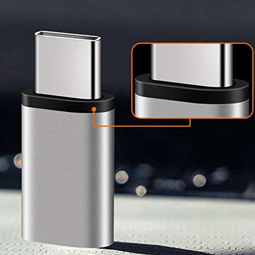 Адаптер за корејм, адаптер за прашина лесен за носење микро до микро USB тип-тип-c адаптер за сребро од тастатура една големина