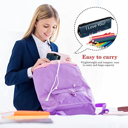 Laiyuhua преносна стилска торба со моливи, пун кожа пенкало, компактен патент торбички, козметичка торба канцеларија додаток