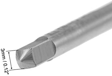 Machine Uxcell Tap #6-32 UNC Thread 2B класа 3 флејти со голема брзина на челик завртка за чешма алатка за прислушување 3 парчиња допрете 3 парчиња