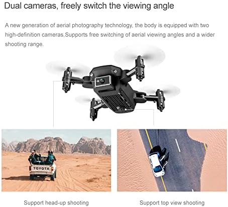 STSEEACE DRONE со 4K HD камера за возрасни и деца, FPV во живо видео, преклопен RC Quadcopter за почетник, со Holdethate Hold,