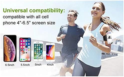 Фолч за iPhone 6s Plus - FlexSport Armband, прилагодлива амбалажа за тренинг и трчање за iPhone 6s Plus, Apple iPhone 6s Plus - Stark Green