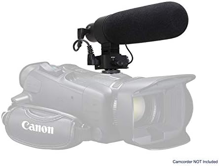 Дигитален NC Advanced Super Cardioid Microphone компатибилен со Nikon DL24-500 со мртва мафта за ветерни мачки