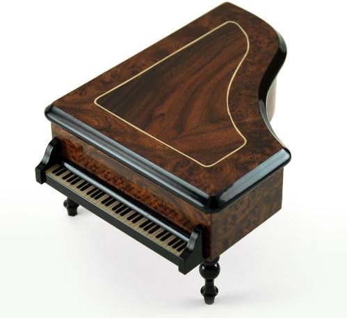 Неверојатен Класичен Стил Гранд Пијано Соренто Инкрустирана Музичка Кутија - Многу Песни За Избор-Клер Де Луне