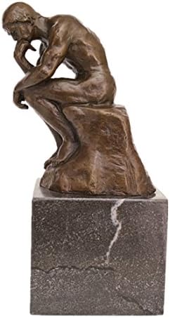 Toperkin Classic Rodin Statue Thinker Bronze Sculpture Home Decor Decor Art Craft TPE-185