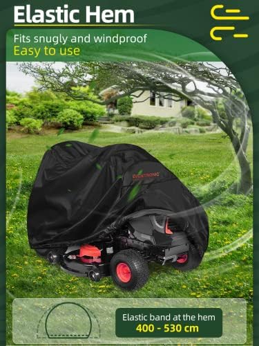 Возење на косилка за косилка за трева, EventRonic 54 „Возење тревник трактор покрива водоотпорен тешки издржливи
