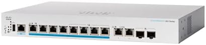 Cisco Business CBS350-8MP-2X управуван прекинувач | 8 порта 2.5Ge | По | 2x10g комбо | Ограничена гаранција за хардвер за живот