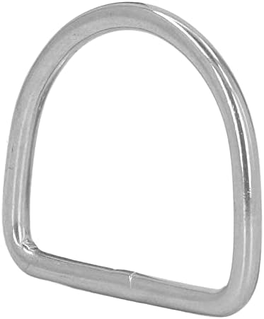Окујонични прстени од не'рѓосувачки челик Д, силно непречено заварување мазни 3мм Д прстени за сурфање табла