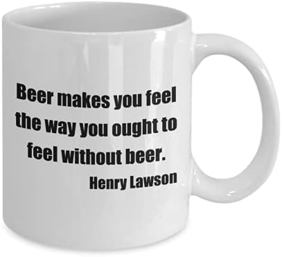 Пиво Кафе Чаши со цитати-Пиво прави да се чувствувате како што треба да се чувствуваат без пиво.- испиј го времето на затворање.