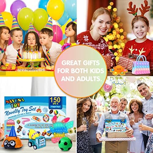 Пакет за играчки на Навона Фиџет за деца, олеснување на стресот, фаворити за роденден, сензорни играчки за аутизам, играчки за