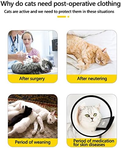 Бигнадо Професионална мачка хируршко закрепнување костум меко удобно дишење машки женски конус е-јака алтернативни анти-лижечки кожа заболувања