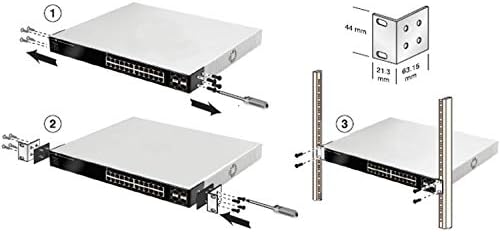 RW Routerswholesale 200/300/500 Серија 19 Комплет за монтирање на решетката Комплетна/Замена за Cisco Series Series RM-300-19
