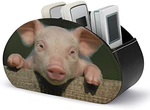 Мултифункционален десктоп организатор на држач за далечински управувач со свињи со 5 оддели со 5 оддели