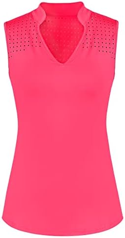 Jackек Смит женски голф кошула кошула без ракави суво вклопување тениски тренинг резервоар за врвот