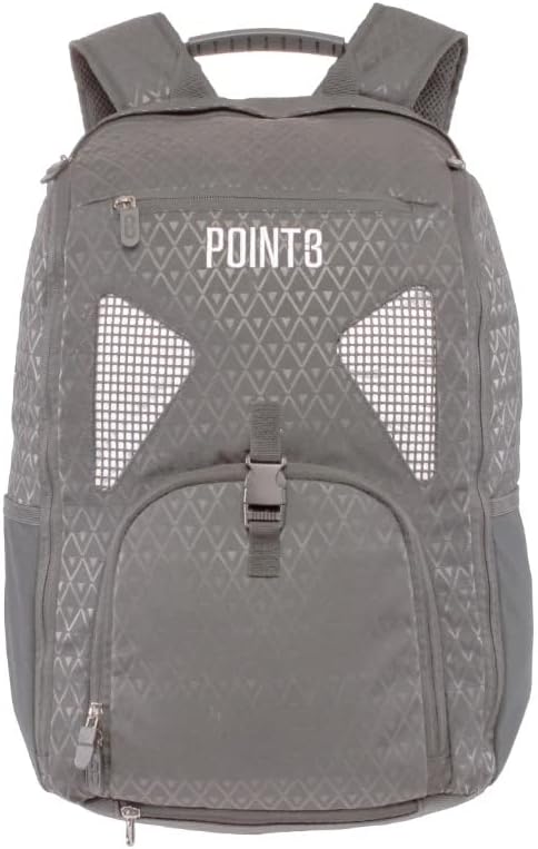 Точка3 Нов ранец на технологија за патување со патување - кошаркарски ранец со водоотпорен ракав за лаптоп - секој оддел што ви