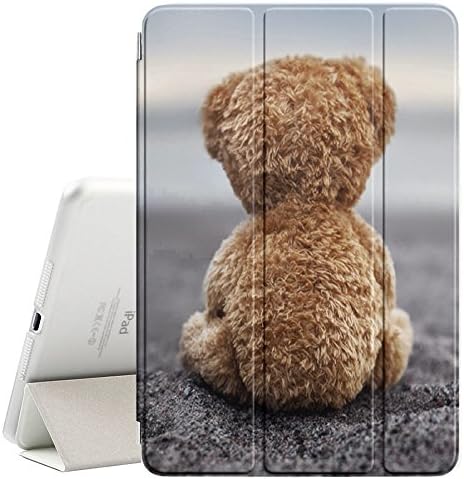 STPLUS CALUTE TEDDY MEATE TOY PRAT SMART COVER со BACK CASE + AUTO Sleep/Wake Funtion + Stand for Apple iPad Air 2