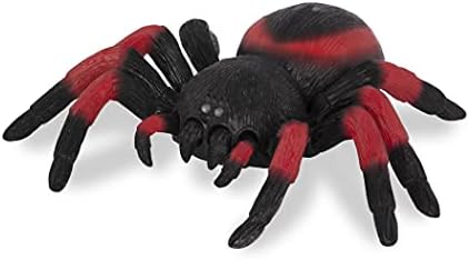 Terra By Battat - RC Spider: Tarantula - Црвен инфрацрвен далечински управувач пајак со гаден LED очи за деца на возраст од 6+ години,