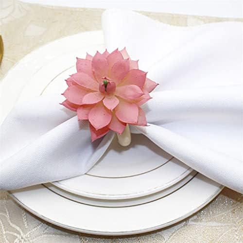 N/A прстен за јадење токи прстени маса цвет банкет свадба Исклучителна декоративна украс декорација на сукулентни токи шупливи