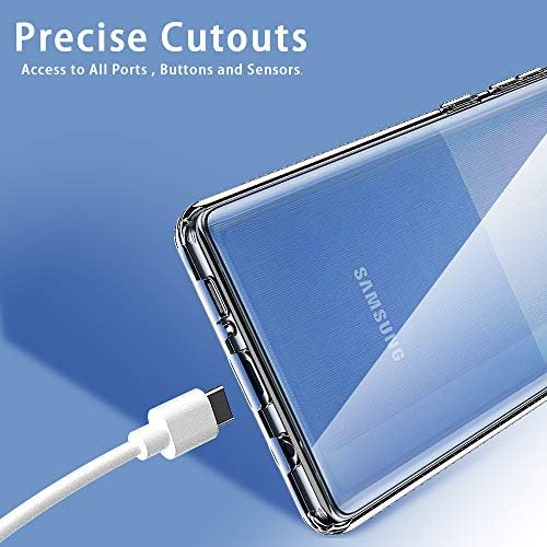 ANNSD Samsung A71 5g Случај, Отпорни на гребење &засилувач; Анти Лизгање Кристално Јасно Мека Tpu Тенок Футрола За Samsung Galaxy A71 5G/A71