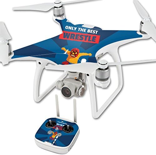 MOINYSKINS SKING CONDITIGLE со DJI Phantom 4 Quadcopter Drone - Најдобро борење | Заштитна, издржлива и уникатна обвивка за винил декларална обвивка | Лесен за примена, отстранување и промена ?