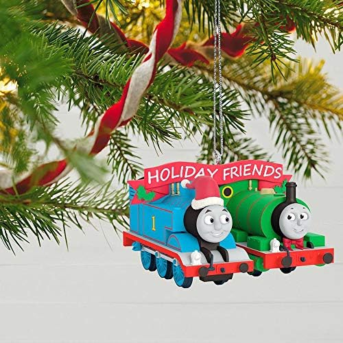 Hallmark Keepsake Christmas Ornament 2018 година датира, Томас и пријателите Томас и Перси
