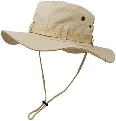 Отворено широко гребење сонце заштити капа, класичен двоен слој во американската борбена армија стил џунгла сончево капаче за лов на лов на