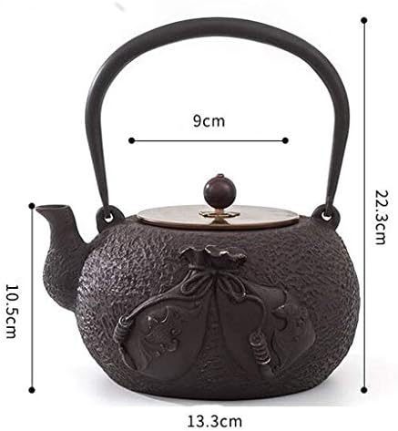 Креативна едноставност јапонско леано железо Тетсубин чајник од леано железо чајник Тетсубин чај котел јапонски леано железо чајник