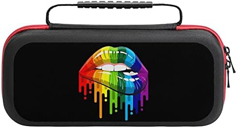 Геј хомосексуални лезбејски лисби на виножитото носење на куќиште за куќи со тврда школка торбичка торбичка компатибилна со Nintendo Switch