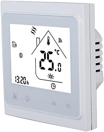 Vifemify LCD екран на допир WiFi Smart Thermostat Contrament Contromer за електрично загревање на подот, лесен термостат на топлина