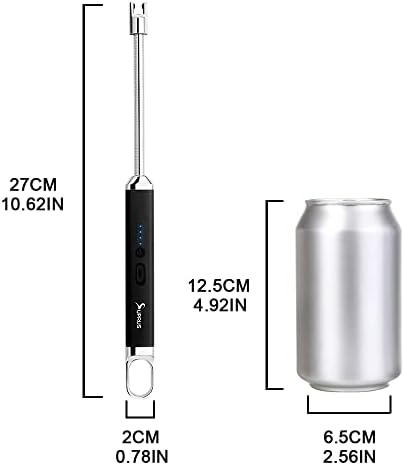 SUPRUS Полесни USB Полесни Лачни Електрични Светилки Со Безбедносен Прекинувач 360° Флексибилни Скара Без Пламен На Вратот