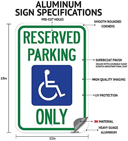 Паркирајте На Ваш Сопствен Ризик | 12 Х 18 Тешки Алуминиумски Рѓа Доказ Паркинг Знак | Заштита На Вашиот Бизнис &засилувач; Општина /