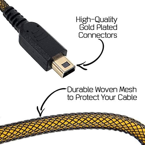 TravelCables Premium Надграден кабел за полнење со голема брзина на USB напојување за Nintendo New 3DS XL / 3DS XL / NEW 3DS / 3DS / NEW