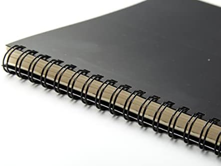 Тетратка Селард Цела намена, 5 пакет, флексибилен капак, 80 листови/160 страници со линија за делител на средна страница, 8,5 x 11 инчи, 90 GSM хартија, врзување со близнаци со