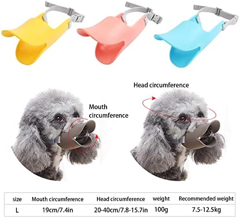 Slakkenreis Миленичиња Резерви Куче Устата Покрие Силиконски Куче Устата Покритие-Лаење Прилагодливи Устата Покрие Розова Една Големина