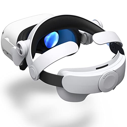 Ремен на главата за Oculus Quest 2, Ekemond ја надгради замената на елитната лента за удобност за намалување на притисокот на лицето, подобрена