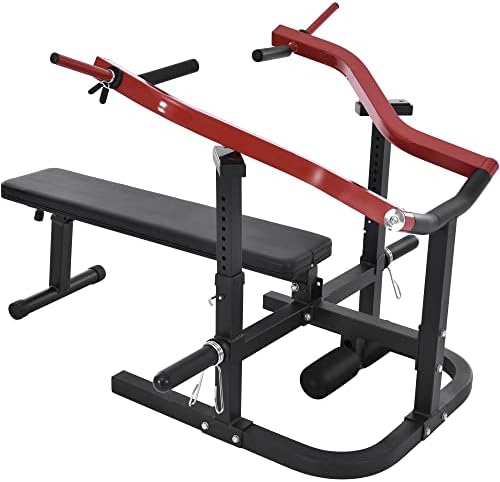 Тежина на клупата за притискање на градите - машина за тежина на клупата 11 Прилагодливи позиции рамен наклон за тренинг на градите и рака, домашна