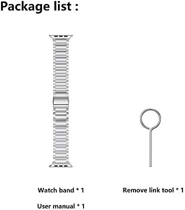 Ldfas Компатибилен За Apple Watch Ultra Band 49mm Титаниум Метал Цврста Врска Нараквица Бендови Замена За Iwatch Ремен Компатибилен за Apple Watch