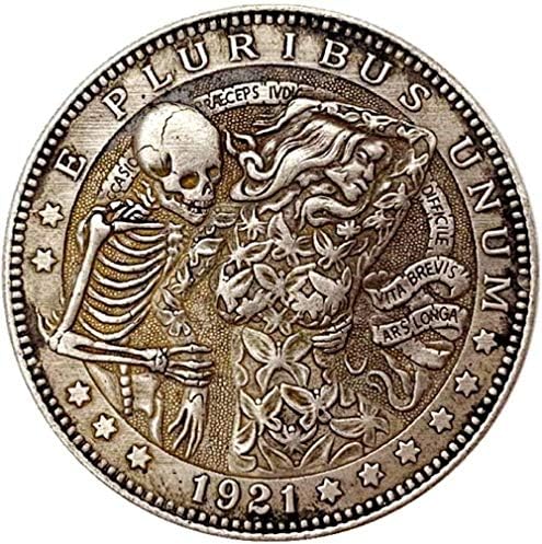 1921 Скитник Љубов Бакар Стариот Сребрен Антички Монета Копирање Подароци
