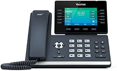 Yealink SIP-T54S IP телефон, 16 реда. 4,3-инчен дисплеј во боја. USB 2.0, двојна порта Гигабит Етернет, 802.3af POE, адаптер за напојување