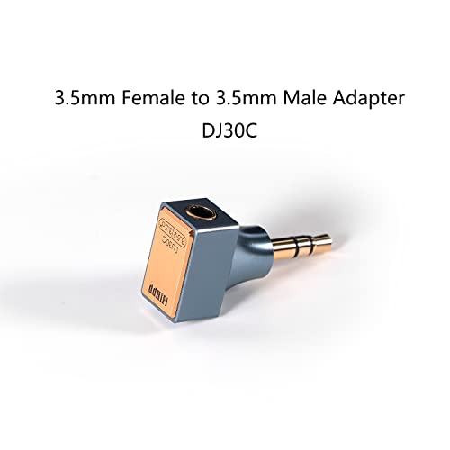 Linsoul ddhifi DJ30C 3,5 mm женски до 3,5 mm машки адаптер лесен конвертор на L-форма